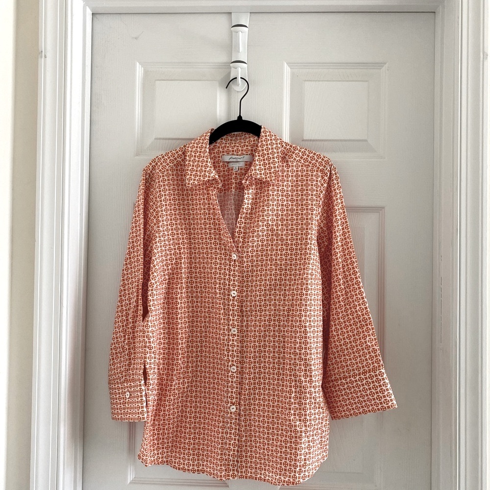 Foxcroft button down shirt women’s size 12